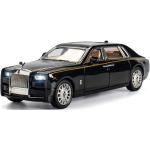 1:32 Alloy Collectible Black Rolls Royce Phantom Toy Pull Back Fordon Diecast modellbil