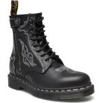 1460 Ga Black Wanama Shoes Boots Ankle Boots Laced Boots Black Dr. Martens