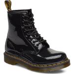 1460 W White Patent Lamper Shoes Boots Ankle Boots Laced Boots Black Dr. Martens