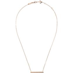18kt rose gold Ice Cube Pure diamond necklace