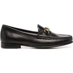 Svarta Loafers från Gucci i storlek 36 med Slip-on med rundad tå i Läder för Damer 