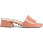 Rosa Slip in-sandaler på rea med Klackhöjd 3cm till 5cm i Läder för Barn 