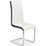 2 st Iris stol - (vit|svart) Krom
