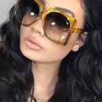 Retro Polariserade solglasögon i Storlek S i Plast för Damer 