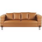 3-sits soffa Konstläder Brun GRANA
