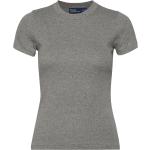 Gråa Kortärmade Kortärmade T-shirts från Ralph Lauren Lauren på rea för Damer 