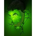 3D Marvel Hulk Face Light