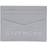 Ljusgråa Korthållare från Givenchy i Kalvskinn för Herrar 