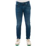 Mörkblåa Slim fit jeans från 7 For All Mankind för Herrar 