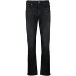 Svarta Slim fit jeans från 7 For All Mankind Slimmy på rea för Herrar 