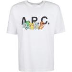 Vita Pokemon T-shirts från A.P.C. på rea i Bomull för Herrar 
