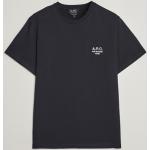 Svarta Kortärmade Kortärmade T-shirts från A.P.C. i Bomull för Herrar 
