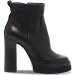 Svarta Ankle-boots från A.S.98. på rea med Klackhöjd över 9cm i Läder för Damer 