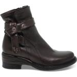 Svarta Ankle-boots med nitar från A.S.98. på rea med Klackhöjd 5cm till 7cm i Syntet för Damer 