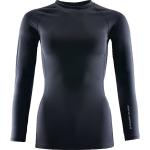 Svarta Långärmade Golftröjor i Storlek M i Polyamid för Damer 