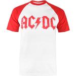 Rockiga Vita AC/DC T-shirts med tryck i Storlek XXL i Bomull för Herrar 
