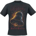 Svarta AC/DC T-shirts stora storlekar i Storlek 5 XL i Bomull för Herrar 
