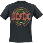 Rockiga Svarta AC/DC T-shirts stora storlekar i Storlek 3 XL i Bomull för Herrar 