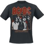 Svarta AC/DC T-shirts stora storlekar i Storlek L i Bomull för Herrar 