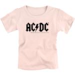 Ekologiska Rosa AC/DC T-shirts för barn i Bomull 