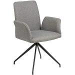 AC Design Naila stol, ljusgrå, tyg, B: 59 x H: 88 x T: 59 cm, 1 st.
