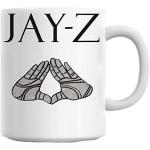 Acen Jay-Z Illuminati mugg kopp, keramik, vit, 9 x