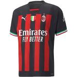 Svarta AC Milan Tränings t-shirts från MAC Mode i Storlek XXL för Herrar 