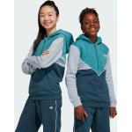 Turkosa Huvtröjor för barn från adidas Adicolor på rea i Fleece 