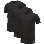 Svarta Tränings t-shirts från adidas i Storlek XL med V-ringning i Bomull för Herrar 