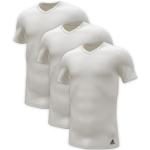 Vita Tränings t-shirts från adidas på rea i Storlek S med V-ringning i Bomull för Herrar 