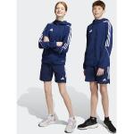 Marinblåa Fotbollsshorts barn från adidas Tiro 23 i Fleece 