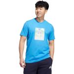 Adidas Boost R Short Sleeve T-shirt Blå L / Regular Man
