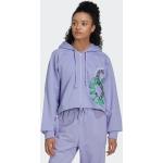 Hållbara Ekologiska Lila Tränings hoodies från adidas Adidas by Stella McCartney i Storlek L i Bomull för Damer 