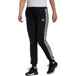 Adidas Essentials Single Jersey 3 Stripes Pants Svart M / Regular Kvinna