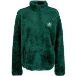 Streetwear Mörkgröna Träningsjackor från adidas i Fleece för Herrar 