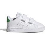 Vita Sneakers med kardborreknäppning från adidas Advantage med Kardborreknäppning i Syntet för Barn 