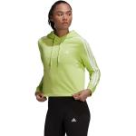 Randiga Gröna Tränings hoodies från adidas på rea i Storlek L för Damer 
