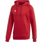 Hållbara Randiga Röda Tränings hoodies från adidas Core på rea i Storlek XS i Fleece för Herrar 