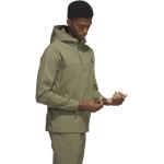 Olivgröna Tränings hoodies från adidas på rea i Storlek S i Polyamid för Herrar 