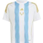 Adidas Messi Tr Jsy Y Fanshop fotboll White/Seblbu Vit/seblbu