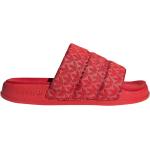 Röda Slip in-sandaler från adidas Originals adilette på rea i storlek 37 med Slip-on i Syntet för Damer 