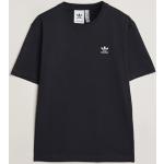 Svarta Kortärmade Kortärmade T-shirts från adidas Originals i Storlek L med Rund ringning i Bomull för Herrar 