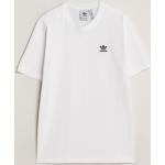 Vita Kortärmade Kortärmade T-shirts från adidas Originals i Storlek S med Rund ringning i Bomull för Herrar 