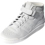 Vita Höga sneakers från adidas Originals Forum på rea med Kardborreknäppning i Läder för Herrar 