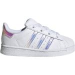 Vita Slip-in sneakers med glitter från adidas Originals Superstar på rea i storlek 23 i Läder för Pojkar 