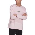 Rosa Långärmade Huvtröjor från adidas Originals på rea i Storlek M i Bomull för Herrar 