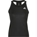 Svarta Ärmlösa Tenniströjor från adidas i Storlek XL med Rund ringning i Mesh för Damer 