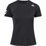 Svarta Tenniströjor från adidas på rea i Storlek XS med Rund ringning i Material som andas i Mesh för Damer 