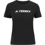 Svarta Kortärmade Tränings t-shirts från adidas Sport Performance i Storlek XL i Bomull för Damer 