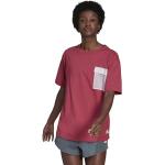 Sommar Röda Kortärmade Kortärmade T-shirts från adidas Sportswear på rea i Storlek L i Jerseytyg för Damer 